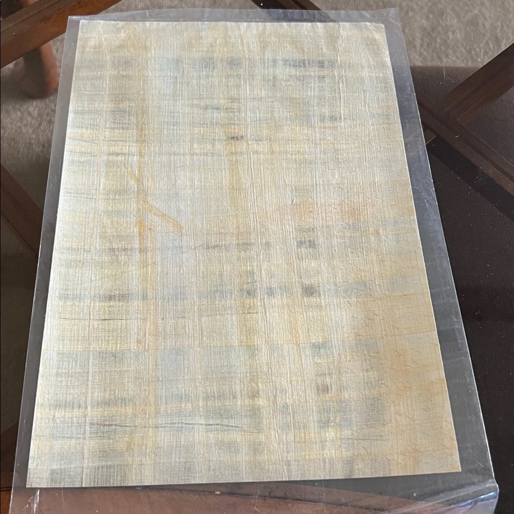 Egyptian Papyrus Wall Art Print in Multicolor